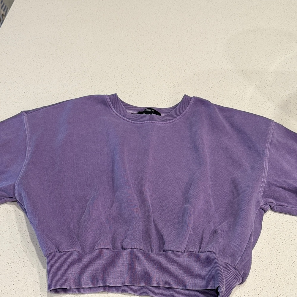 Forever 21 Kids Purple Sweatshirt